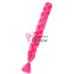 Coada de par afro impletita de 100 cm Premium 1 - Roz Neon 100SA14